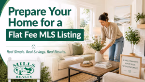 Prepare your home for a Flat Fee MLS Listing Service with Mills Realty